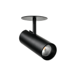 Downlight/spot/schijnwerper SG Tube Mini R zwart LED 3000K Fase af Downlight/spot/schijnwerper SG Tube Mini R zwart LED 3000K Fase af